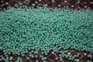 Бисер Чехия круглый 10/0 50г 03164 бирюзовый