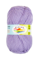 Пряжа ALPINA " VERA" 55% акрил, 45% хлопок 5 * 100 г 280 м №24 бл. сиреневый. Цена за упаковку 5 шт