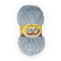 Пряжа ADELIA " BRILLIANT" 100% полиэстер 10 * 50г 90 м №11 серый. Цена за упаковку 10 шт