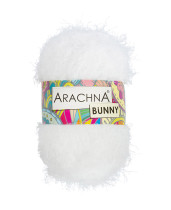 Пряжа ARACHNA "BUNNY" 100% микрополиэстер 5 * 100 г 110 м №53 белый. Цена за упаковку 5 шт