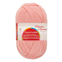 Пряжа из Троицка " Подмосковная" 50% шерсть, 50% акрил 10 * 100 г 250 м №180 св. бегония. Цена за упаковку 10 шт