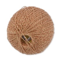 Пряжа ПНК Кирова " Золотой шар" вязальные 86% хлопок, 14% люрекс 50 г 390 м №3203 коричневый. Цена за упаковку 6 шт