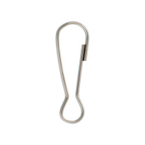 Фурнитура сумочная металл "Gamma" GH 116/38/20 Карабин проволочный 38 х 12.5 мм №04 под никель 20 шт