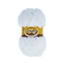 Пряжа ADELIA " DOLLY" 100% полиэстер 5 * 100 г 40 м №01 БЕЛЫЙ. Цена за упаковку 5 шт
