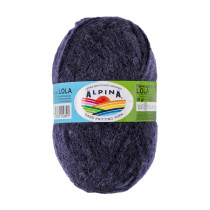 Пряжа ALPINA "LOLA" 55% акрил, 31% полиамид, 14% альпака 10 * 50г 115 м №09 фиолетовый. Цена за упаковку 10 шт