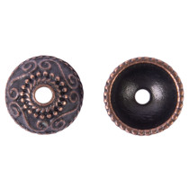 " Zlatka" Розетка для бус MFR- 04 10 мм 20 шт 03 под античную медь