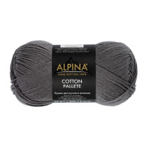 Пряжа ALPINA "COTTON PALLETE" 50% хлопок, 50% акрил 10 * 50г 205 м №04 серый. Цена за упаковку 10 шт