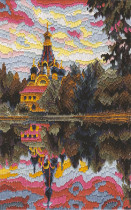 Набор для вышивания "PANNA" CM- 1484 ( ЦМ- 1484 ) " Цветы заката тают в небе" 