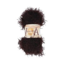 Пряжа VISANTIA " KUZU" 70% полиэстер, 30% нейлон 5 * 100 г 55 м №14 коричневый. Цена за упаковку 5 шт