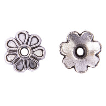 " Zlatka" Розетка для бус MFR- 05 8 мм 20 шт 01 под античное серебро