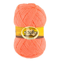 Пряжа ADELIA " NATALI" 100% акрил 10 * 50г 300 м №29 коралловый. Цена за упаковку 10 шт