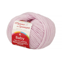 Пряжа из Троицка " Кроха" 80% акрил, 20% шерсть 10 * 50г 135 м №029 розовая сирень. Цена за упаковку 10 шт