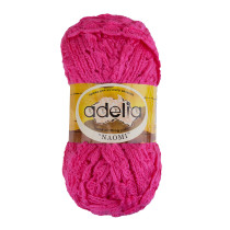 Пряжа ADELIA " NAOMI" 100% акрил 5 * 100 г 24 м №23 т. розовый. Цена за упаковку 5 шт