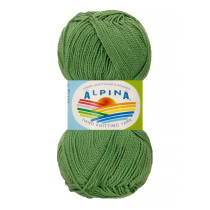 Пряжа ALPINA "HOLLY" 100% мерсеризованный хлопок 10 * 50г 200 м №099 зеленый. Цена за упаковку 10 шт
