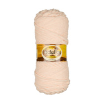 Пряжа ADELIA " MIMI" 100% полиэстер 5 * 100 г 80 м №07 св. бежевый. Цена за упаковку 5 шт