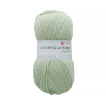 Пряжа Пехорская ПТ " Ангорская теплая" 60% акрил, 40% шерсть 100 г 480 м №009 зел. яблоко. Цена за упаковку 5 шт