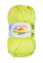 Пряжа ALPINA "ANABEL" 100% мерсеризованный хлопок 10 * 50г 120 м №113 салатовый. Цена за упаковку 10 шт