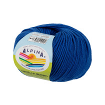 Пряжа ALPINA " ORNELLA MERINO" 100% мериносовая шерсть 10 * 50г 125 м №722 васильковый. Цена за упаковку 10 шт