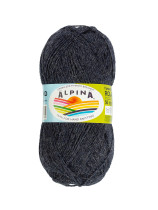 Пряжа ALPINA " ROLAND" 100% альпака 4 * 50г 200 м №27 т. серый. Цена за упаковку 4 шт