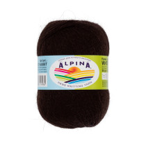 Пряжа ALPINA " WHITE RABBIT" 55% пух кролика, 45% нейлон 10 * 50г 300 м №250 коричневый. Цена за упаковку 10 шт