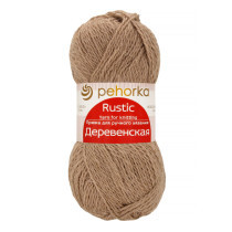 Пряжа Пехорская ПТ " Деревенская" 100% шерсть 100 г 250 м №388 т. верба. Цена за упаковку 10 шт