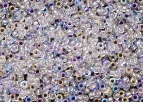 Бисер Чехия круглый 10/0 500г 58205 прозрачный/перламутровый
