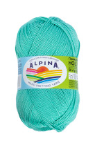 Пряжа ALPINA "HOLLY" 100% мерсеризованный хлопок 10 * 50г 200 м №143 мятный. Цена за упаковку 10 шт