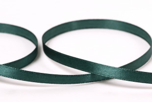 Лента атласная 6 мм ( 1/ 4 ") " Gamma" №084 серо- зеленый