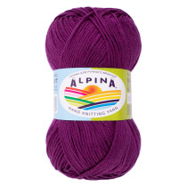 Пряжа ALPINA "BABY SUPER SOFT" 50% хлопок, 50% бамбук 10 * 50г 150 м №17 амарантовый. Цена за упаковку 10 шт