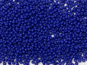 Бисер Чехия круглый 10/0 50г 33050 ярко-синий