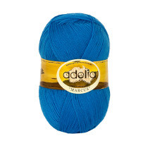 Пряжа ADELIA " MARCUS" 60% полиэстер, 40% шерсть 5 * 100 г 375 м №14 св. синий. Цена за упаковку 5 шт