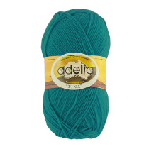 Пряжа ADELIA "TINA" 100% акрил 5 * 100 г 308 м №059 морская волна. Цена за упаковку 5 шт