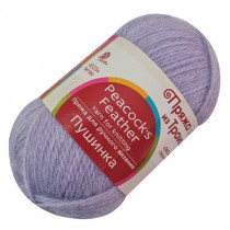 Пряжа из Троицка " Пушинка" 50% шерсть, 50% козий пух 10 * 50г 225 м №178 св. сиреневый. Цена за упаковку 10 шт
