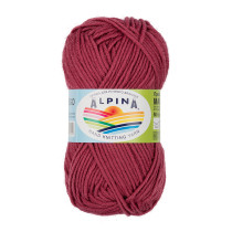 Пряжа ALPINA " MARGO" 100% мериносовая шерсть 10 * 50г 75 м №23 бл. брусничный. Цена за упаковку 10 шт