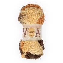 Пряжа VISANTIA " ZIKZAK" 100% полиэстер 5 * 100 г 100 м №7137 бежевый- коричневый- т. коричневый. Цена за упаковку 5 шт