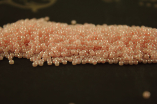 Бисер Япония круглый 11/0 250 г 0145 нежно-розовый, цейлон