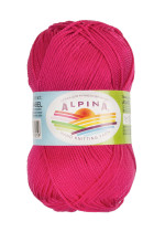 Пряжа ALPINA "ANABEL" 100% мерсеризованный хлопок 10 * 50г 120 м №105 св.красный. Цена за упаковку 10 шт