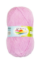 Пряжа ALPINA " VERA" 55% акрил, 45% хлопок 5 * 100 г 280 м №11 св. сиреневый. Цена за упаковку 5 шт