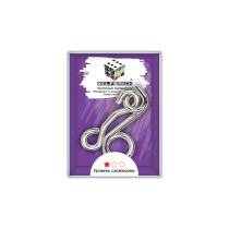 " DELFBRICK" DLM- 17 Головоломка металлическая " Петельки" 2 элемент. 