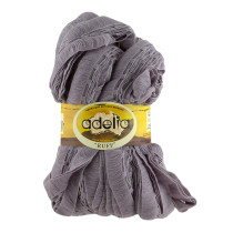 Пряжа ADELIA " RUFF" 100% акрил 2 * 150г 60 м №25 св. серый. Цена за упаковку 2 шт