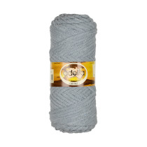 Пряжа ADELIA " MIMI" 100% полиэстер 5 * 100 г 80 м №03 серый. Цена за упаковку 5 шт