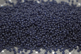 Бисер Чехия круглый 10/0 500г 60100m синий матовый