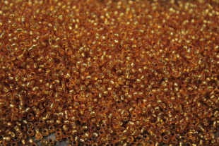 Бисер Чехия круглый 10/0 50г 18289 оранжевый