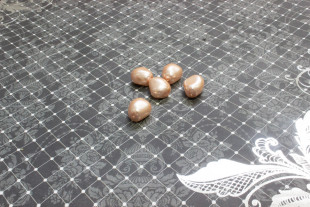 Бусина Чехия PRECIOSA под жемчуг фигурн. 131- 50- 021 16 x 14 мм персиковый (peach) - 5 бусин