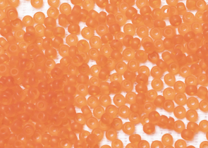 Бисер Чехия круглый 10/0 500г 90030m ярко-оранжевый матовый