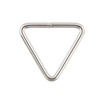 Фурнитура сумочная металл "Gamma" GH 09/35 Рамка разъемная треугольная 32 х 35 мм №04 под никель 10 шт