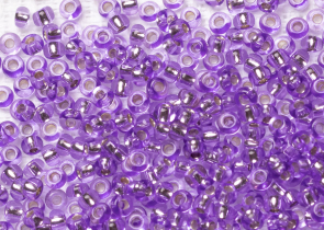 Бисер Чехия круглый 10/0 50г 78123 фиолетовый