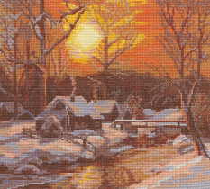 Набор для вышивания "PANNA" PS- 0378 ( ПС- 0378 ) " Зимнее утро" 