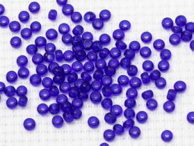 Бисер Чехия круглый 08/0 50г 30100 тёмно-васильковый