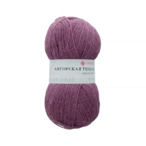 Пряжа Пехорская ПТ " Ангорская теплая" 60% акрил, 40% шерсть 100 г 480 м №029 розовая сирень. Цена за упаковку 5 шт